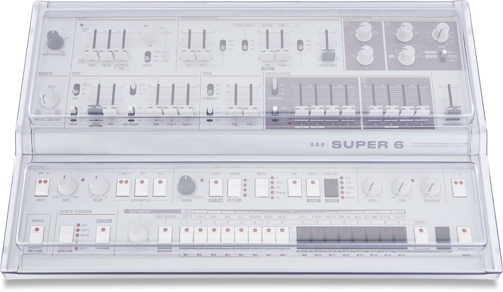 Decksaver skyddande cover för UDO Audio SUPER 6 Desktop