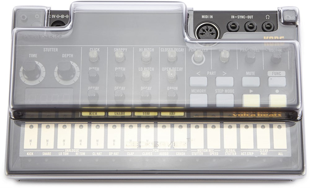 Decksaver Protection cover för Korg Volca Beats, Bass, FM, Keys och Sample