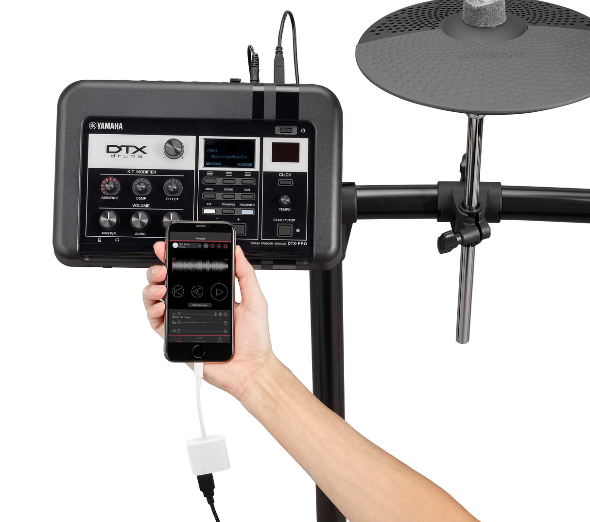 Yamaha DTX8K-M elektriskt trumset ( Black Forrest)