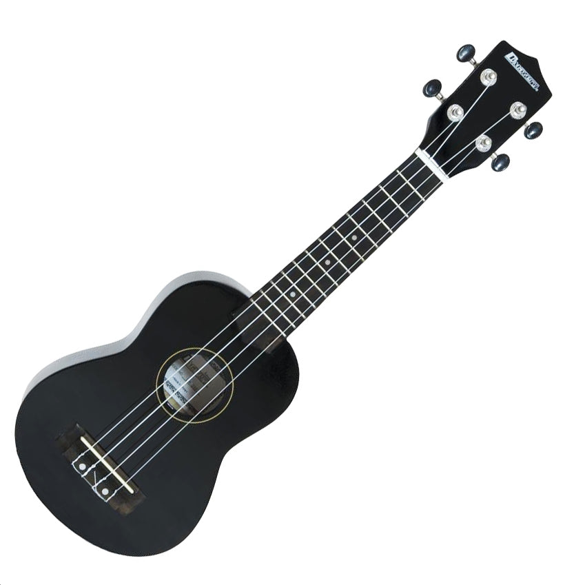 DiMavery UK-200 Soprano Ukulele (svart)