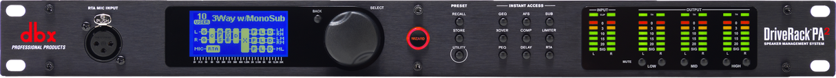 dbx DriveRack PA2-processor