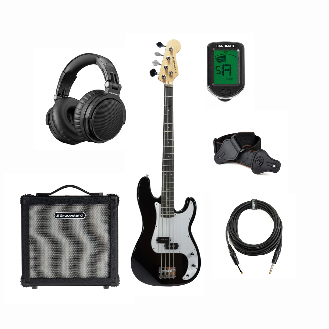 Grooveland PB El-bas (Svart) Startpaket