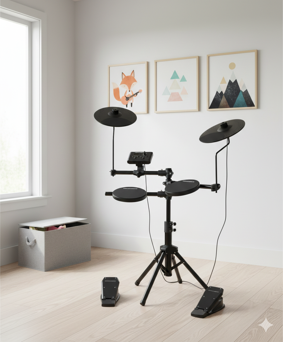 Grooveland ED60 Elektriskt Trumset Komplett Paket