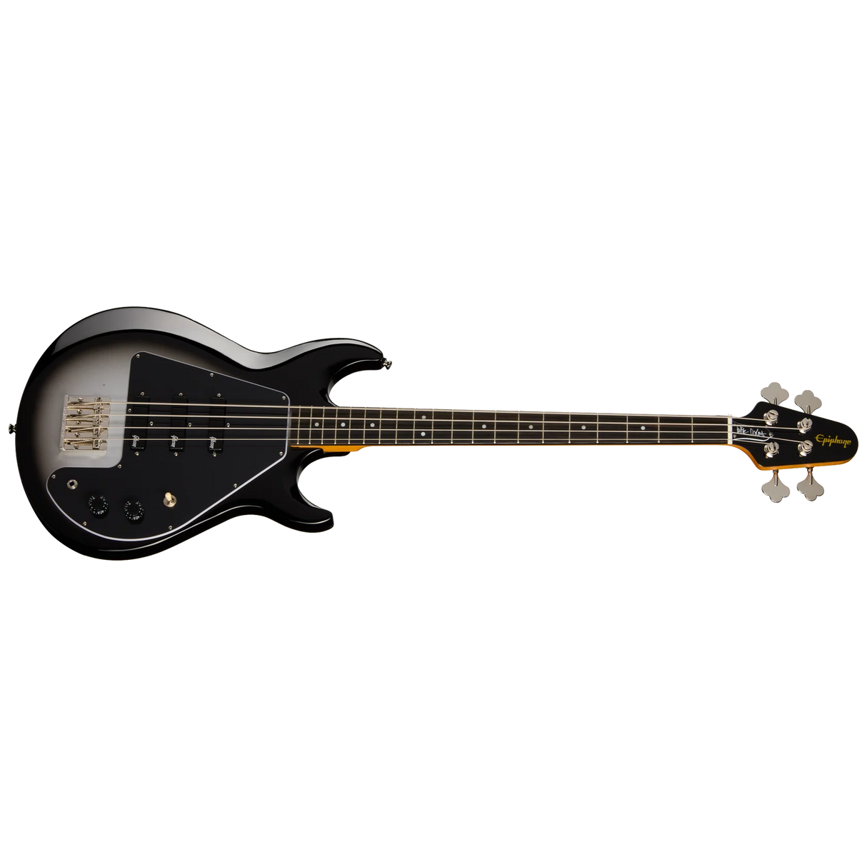 Epiphone Mike Dirnt Grabber G-3 Bas, Silverburst