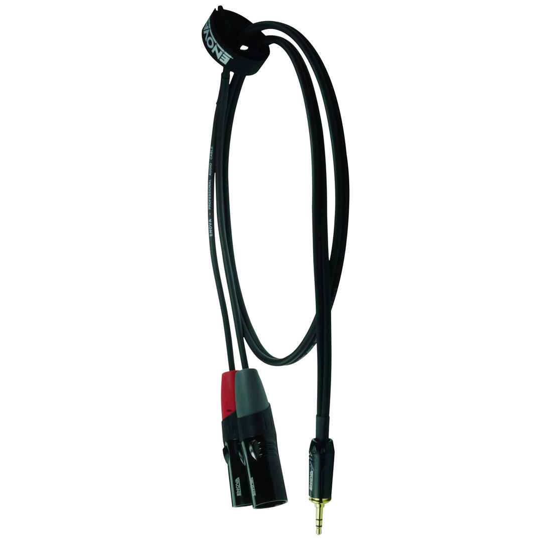 Enova adapterkabel MiniJack > 2 x XLR han, 3 meter