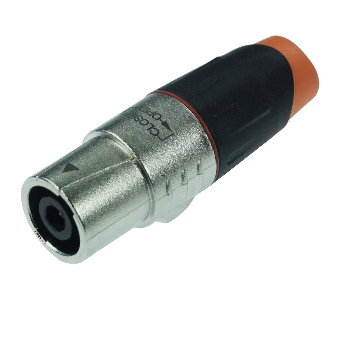 Enova högtalarkontakt 4-polig hane, metallhölje, 40 Amp