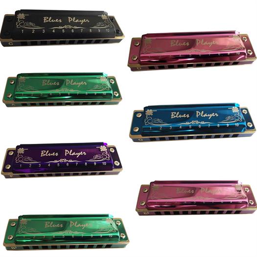 Easttop Blues Player PR020 munspel - 7 st. paket - C, D, Eb, F, G, A, Bb