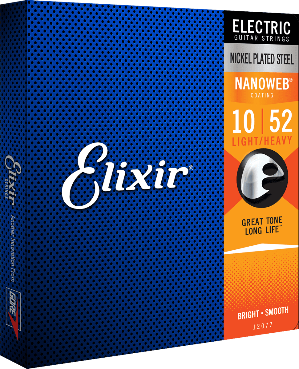 Elixir Nanoweb gitarrsträngar (lätt tung, 10-52)