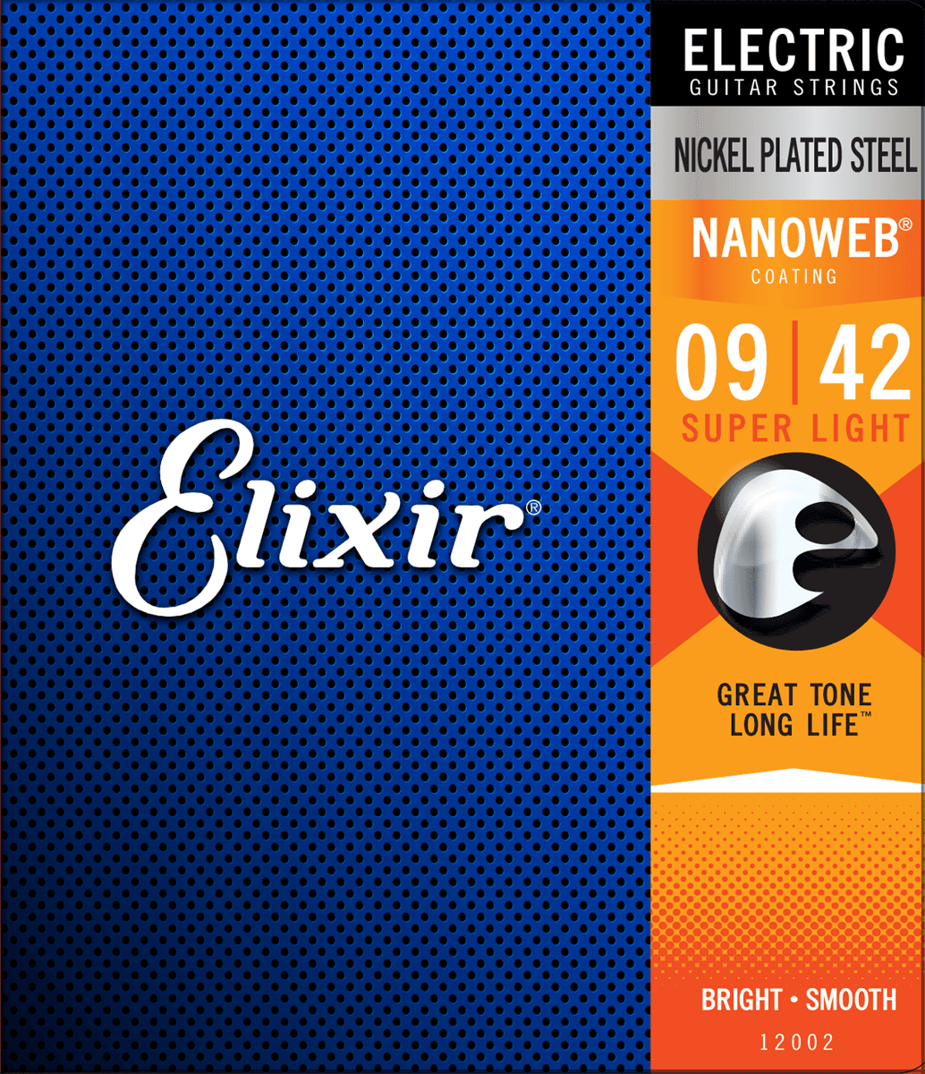 Elixir Nanoweb Guitar Strings (Super Light, 09-42)