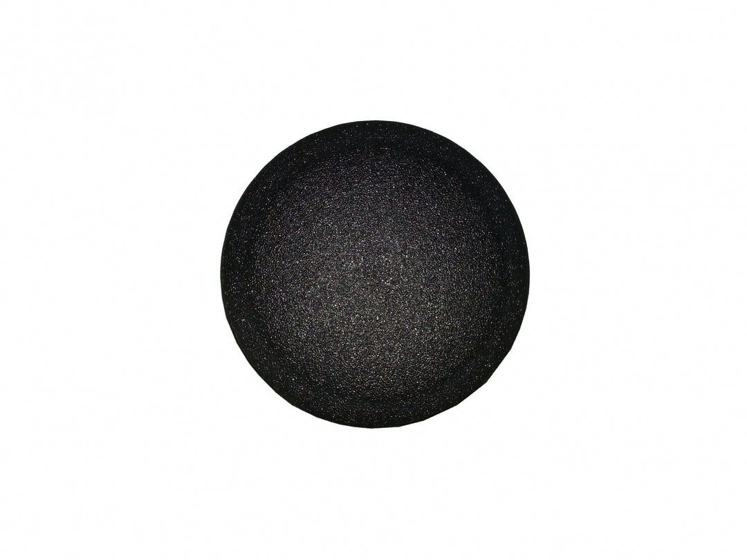 Ändplugg 50mm svart