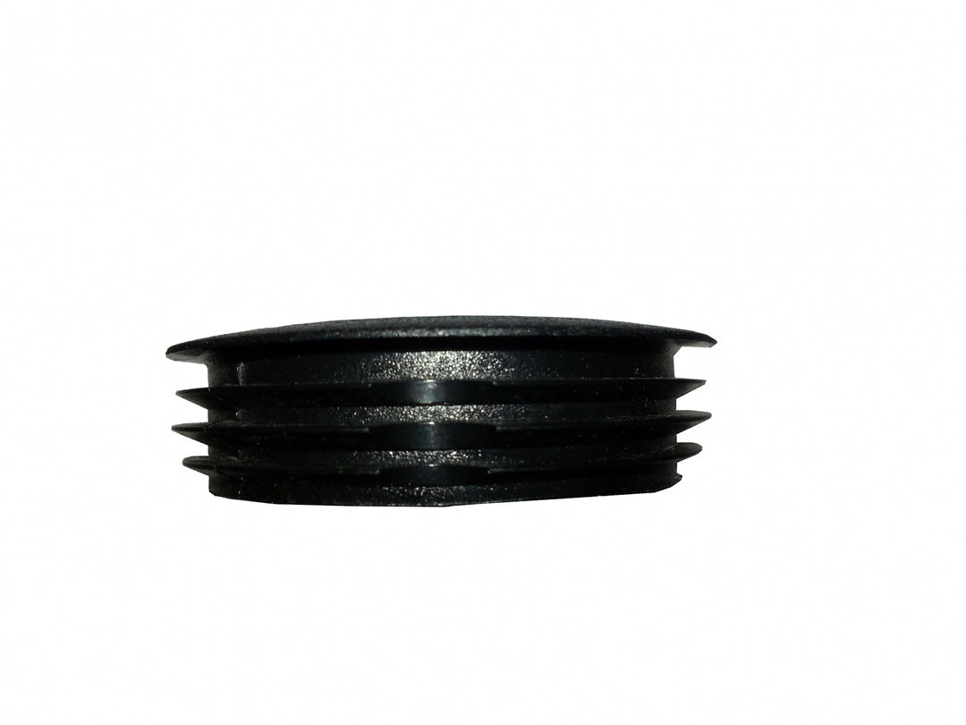 Ändplugg 50mm svart
