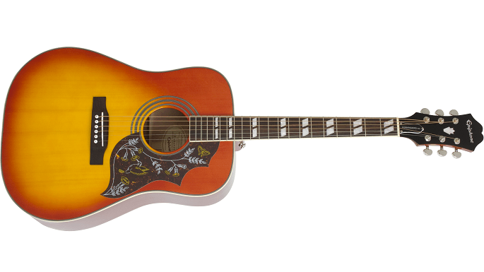 Epiphone Hummingbird Studio Western Guitar ( Faded Cherry )