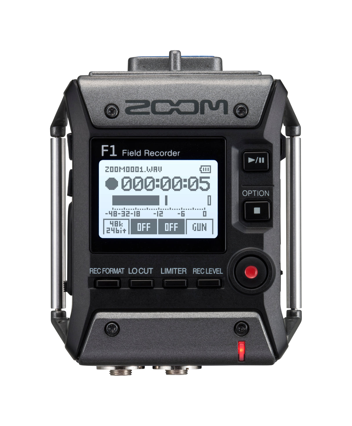 Zoom F1-SP Field Recorder + hagelgevärsmikrofon