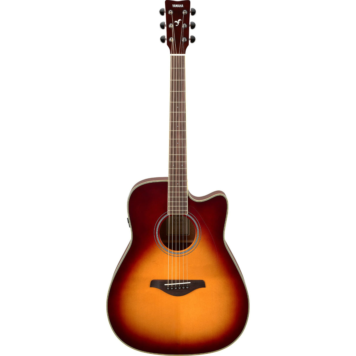 Yamaha FGC-TA TransAcoustic Western Guitar (Brown Sunburst )