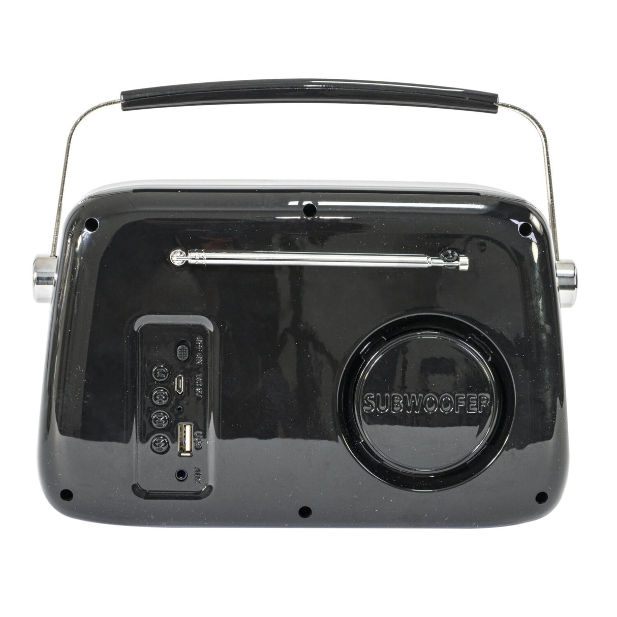 Madison Retro Radio med Bluetooth och FM (svart)