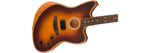 Fender Acoustasonic Player Jazzmaster elgitarr (2-färgad Sunburst )