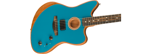 Fender American Acoustasonic Jazzmaster elgitarr (Ocean Turquoise )