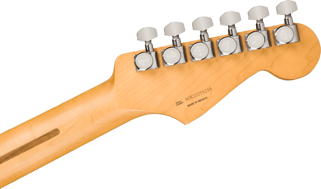 Fender Player Plus Stratocaster vänsterhänt elektrisk gitarr (3-färgad Sunburst )