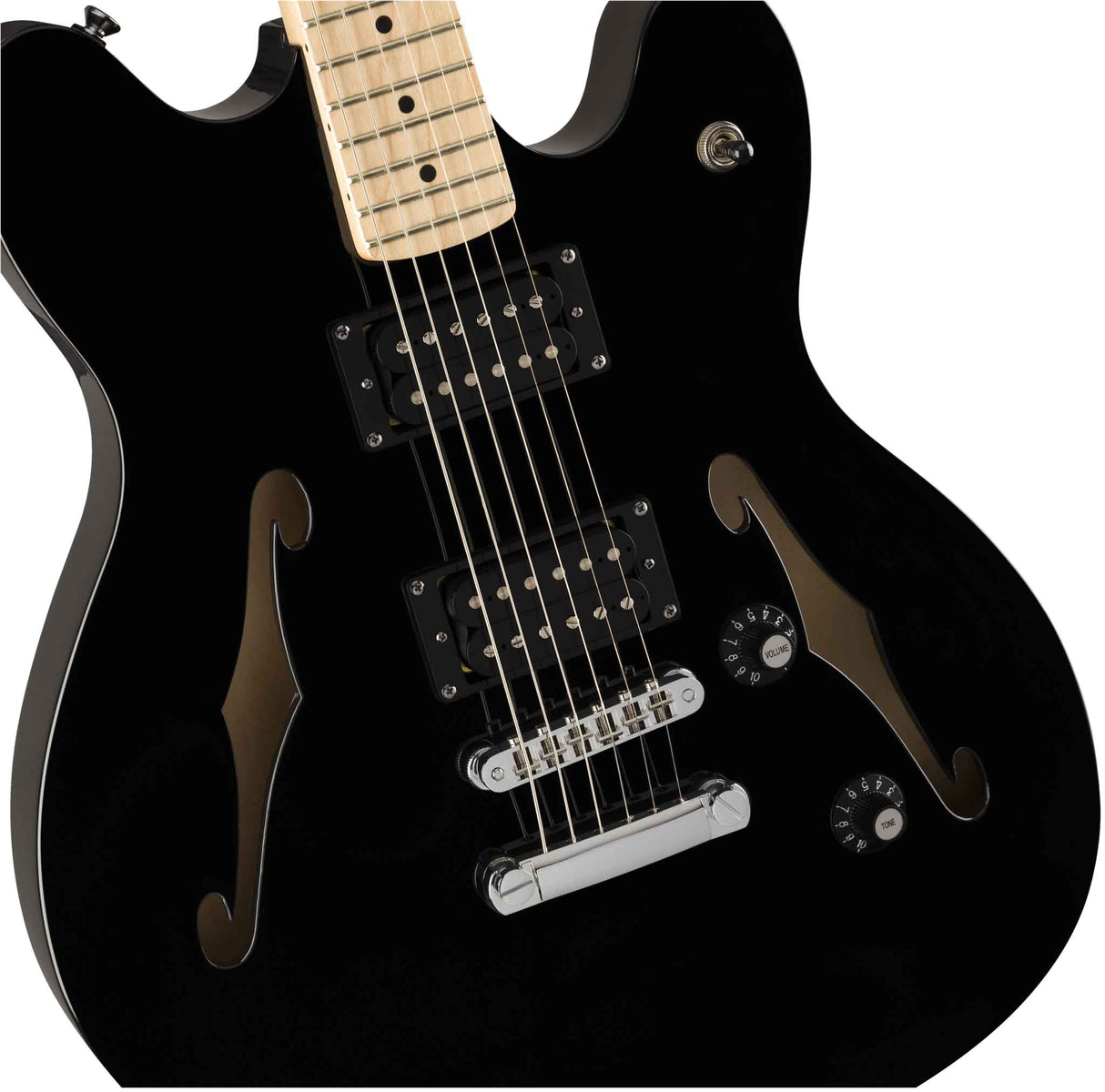 Fender Squier Affinity Starcaster elgitarr (svart)