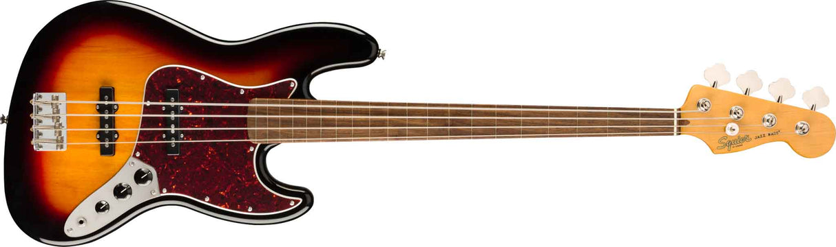 Fender Squier Classic Vibe 60s Jazz Electric Bass Fretless ( Sunburst )