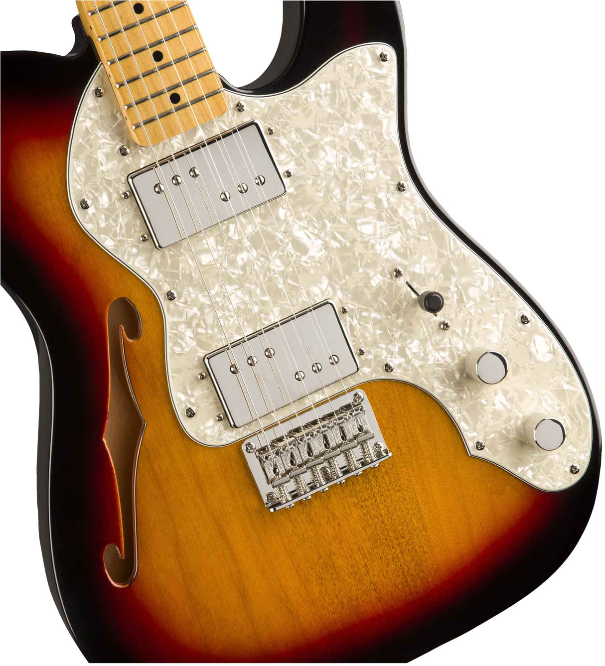 Fender Squier Classic Vibe 70s Custom Telecaster Thinline elgitarr ( Sunburst )