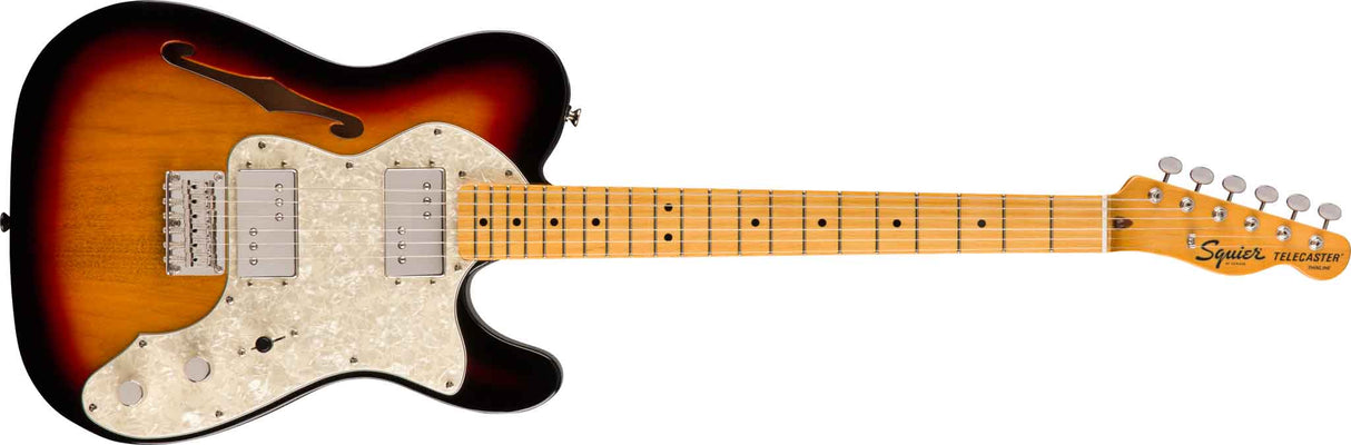 Fender Squier Classic Vibe 70s Custom Telecaster Thinline elgitarr ( Sunburst )