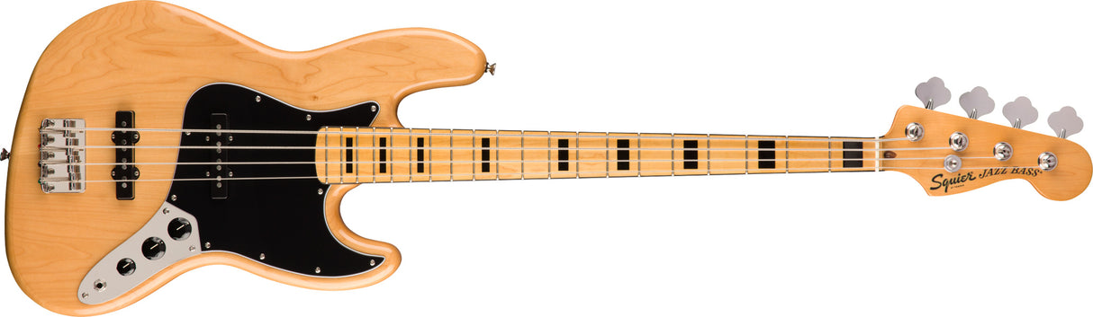 Fender Squier Classic Vibe 70-tals jazz elbas (naturlig)