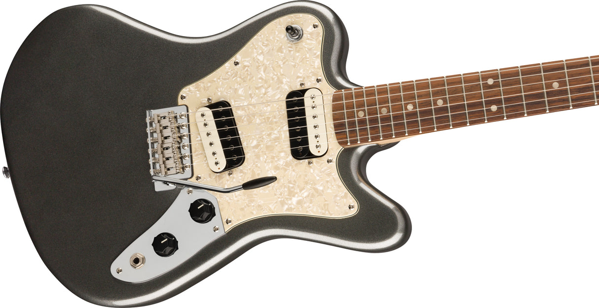 Fender Squier Paranormal Super-Sonic elektrisk gitarr ( Graphite Metallic )