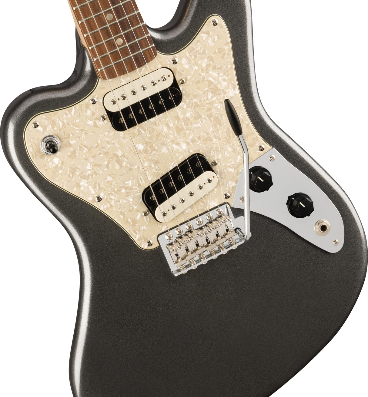 Fender Squier Paranormal Super-Sonic elektrisk gitarr ( Graphite Metallic )