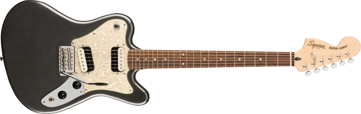 Fender Squier Paranormal Super-Sonic elektrisk gitarr ( Graphite Metallic )