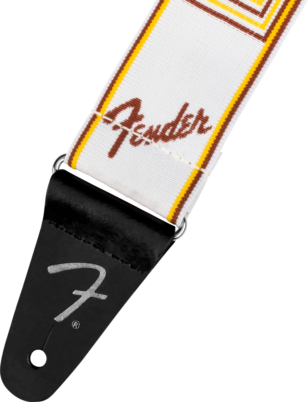 Fender viktlöst gitarrband ( White / Yellow /brun, 2")