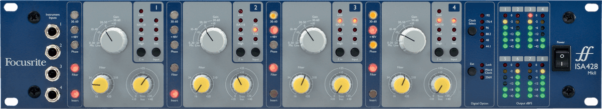Focusrite ISA 428 mkII mikrofonförförstärkare