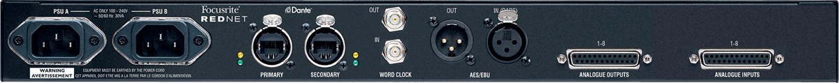 Focusrite RedNet A8R Dante- Interface