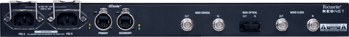 Focusrite RedNet D64R Dante- Interface