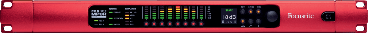 Focusrite RedNet MP8R mikrofonförförstärkare