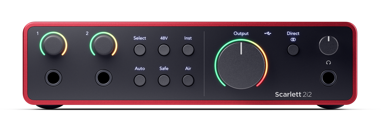 Focusrite Scarlett 2i2 4:e generationens ljudkort