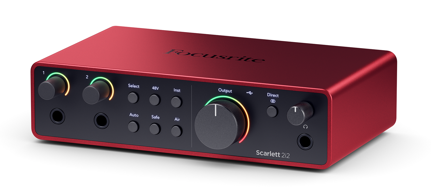 Focusrite Scarlett 2i2 4:e generationens ljudkort