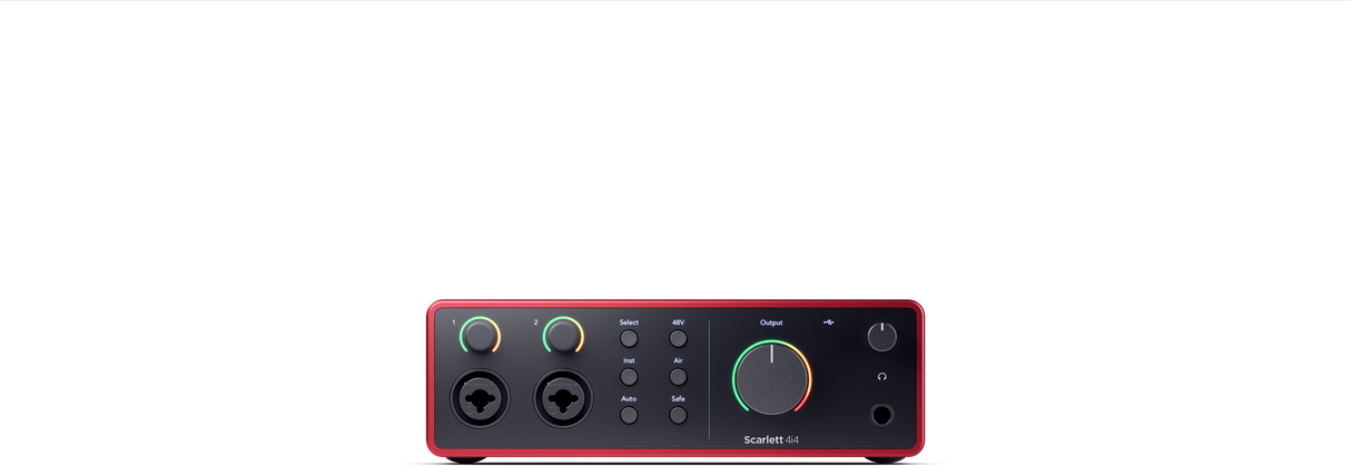 Focusrite Scarlett 4i4 4:e generationens ljudkort