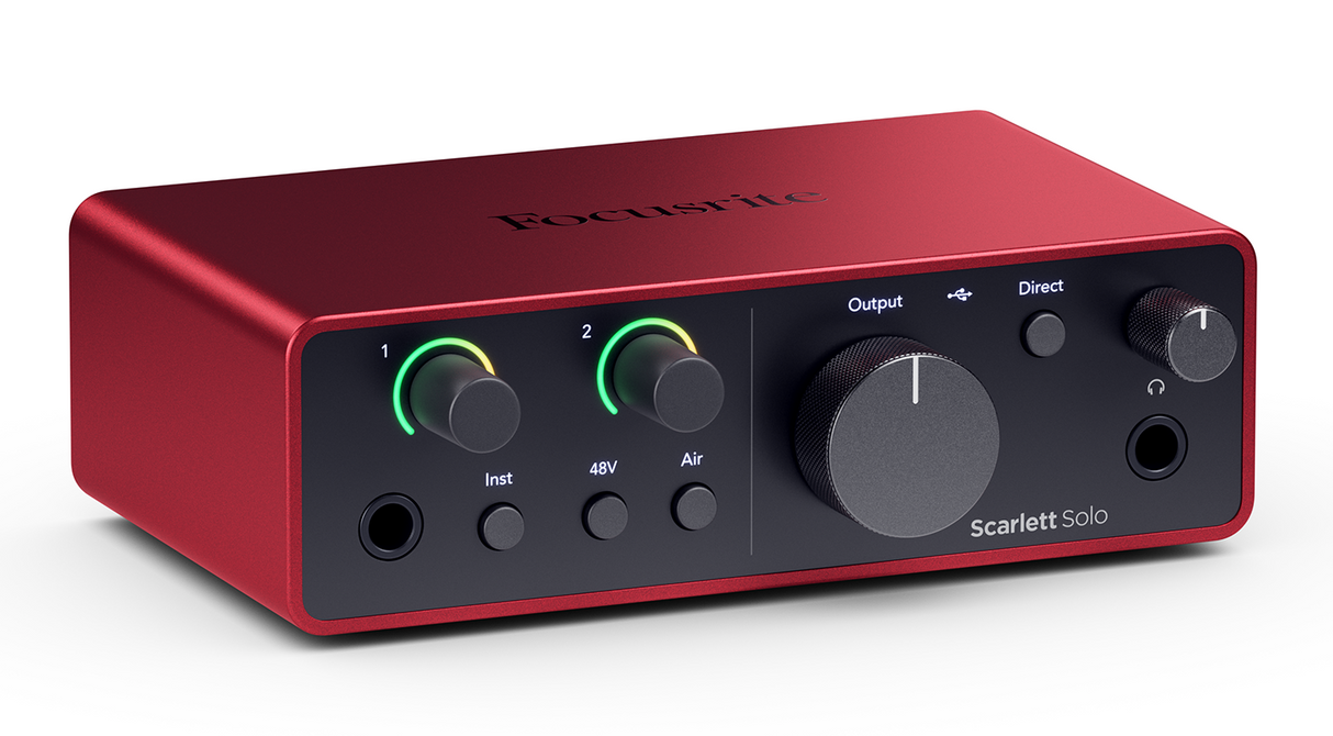 Focusrite Scarlett Solo 4:e generationens ljudkort