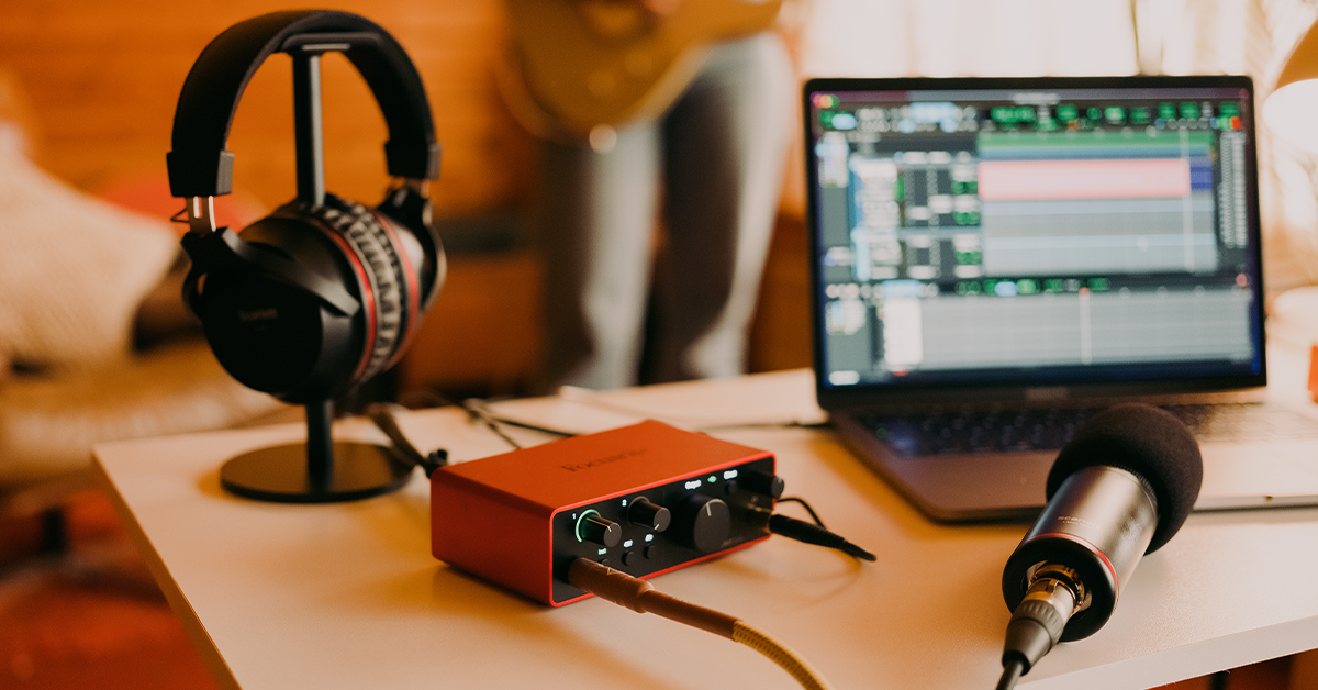 Focusrite Scarlett Solo 4:e generationens ljudkort