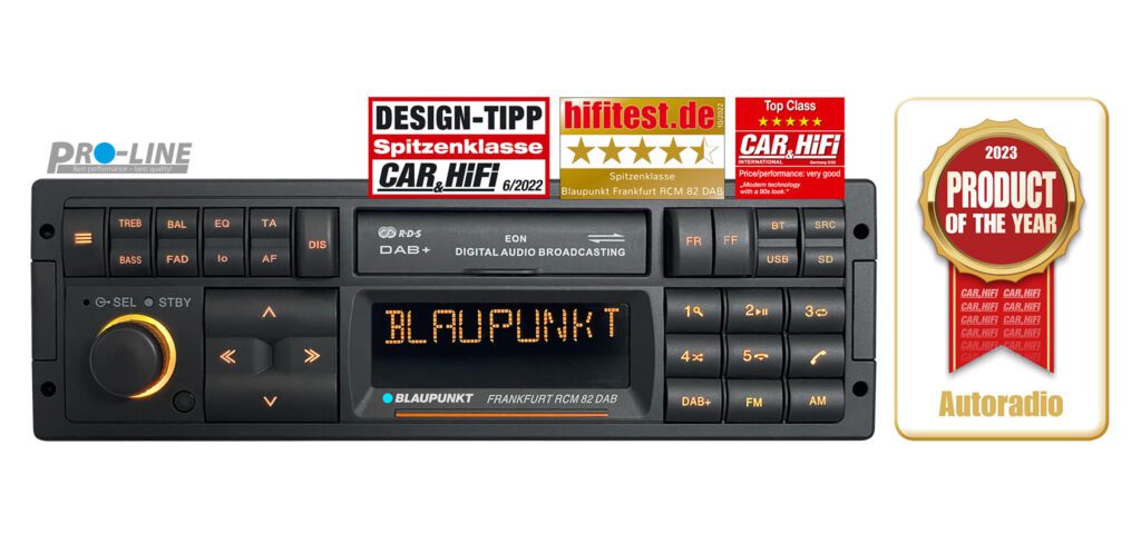 Blaupunkt Frankfurt RCM 82 Bilradio med DAB+ och Bluetooth