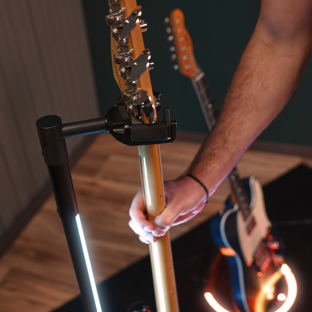 Gravity GS LS 01 NH B - Gitarrer GLOW-STAND®, Neckhug