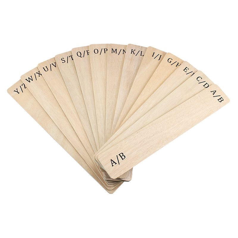 Skivavdelare i MDF (26 st.) (A-Z)