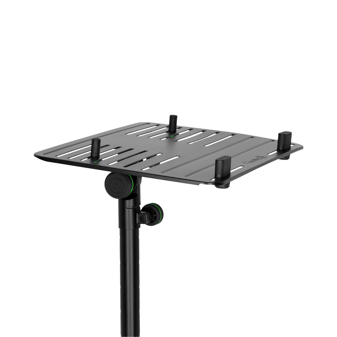 Gravity LTS T 02 B - Universell laptopstativ med justerbara hållpinnar och stålfot, svart