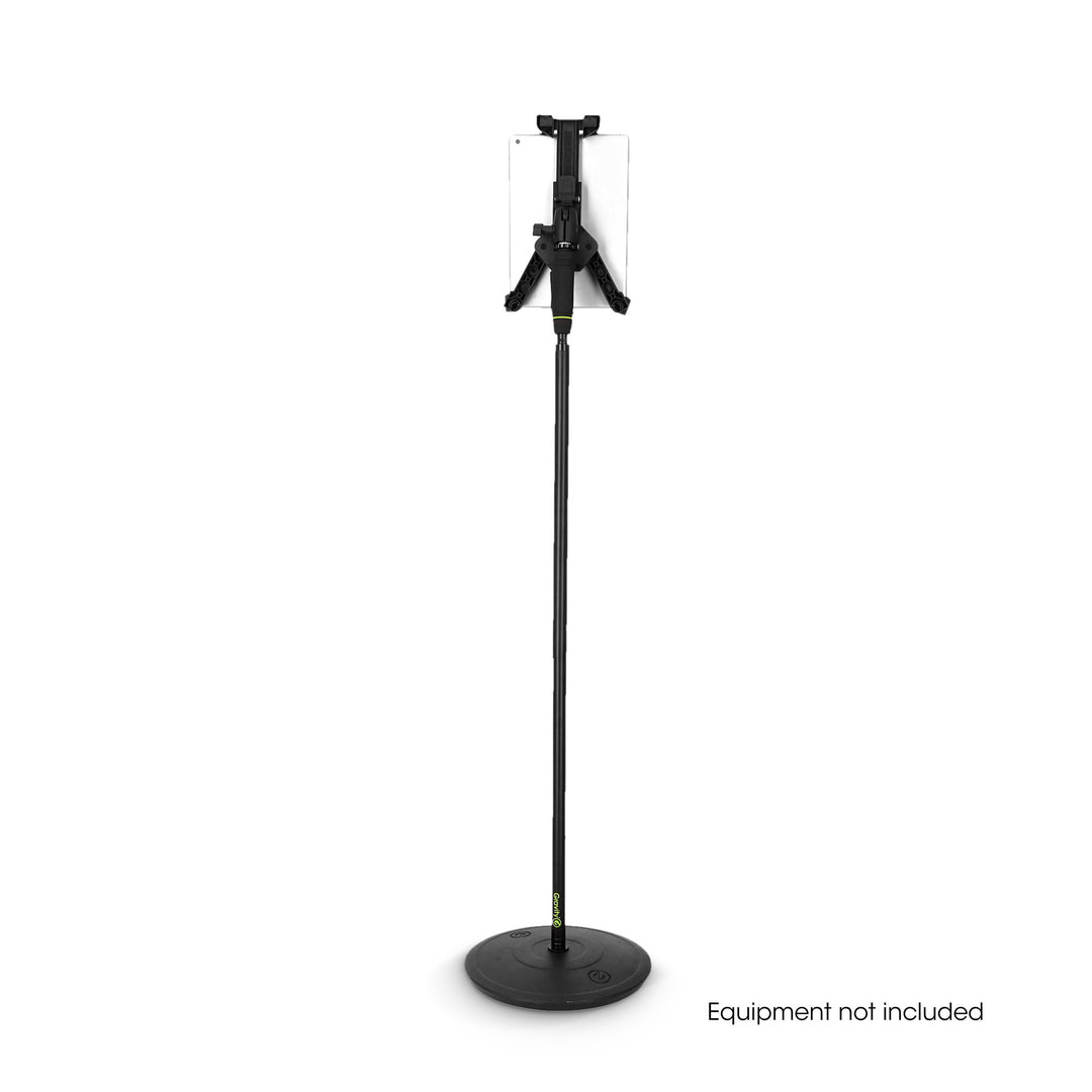 Gravity MA T TH 02 SET 2 - Tablethållare för resande och enhands mikrofonstativ med rund fot