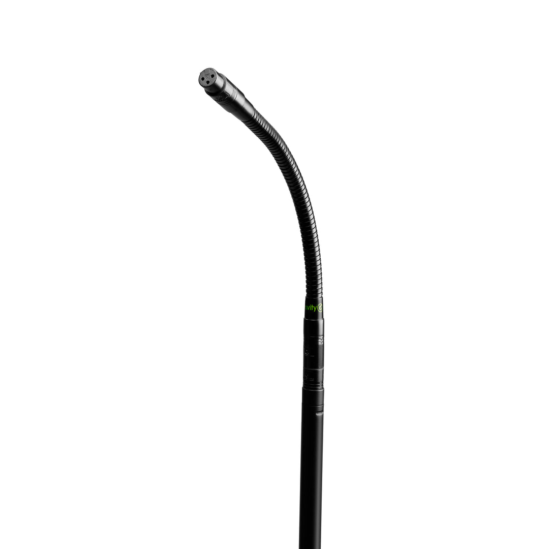 Gravity MS 23 XLR B – Mikrofonstativ med XLR-kontakt och svanhals