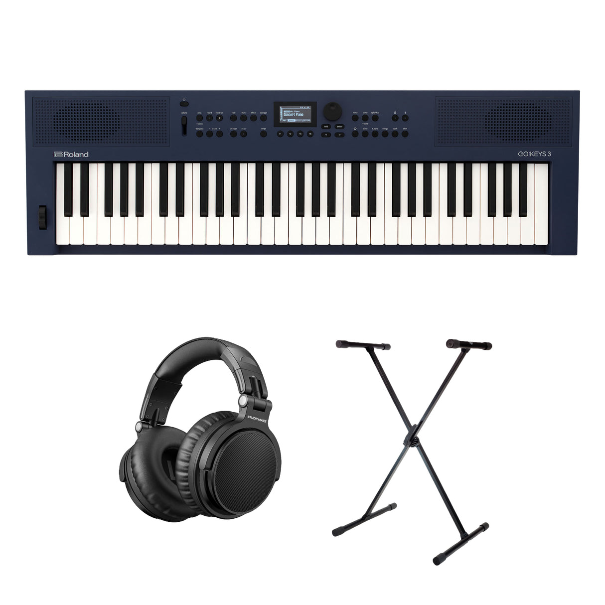 Roland GO:KEYS 3 Starter Pack ( Midnight Blue )