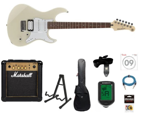 Yamaha Pacifica GPA112V startpaket (Vintage White)