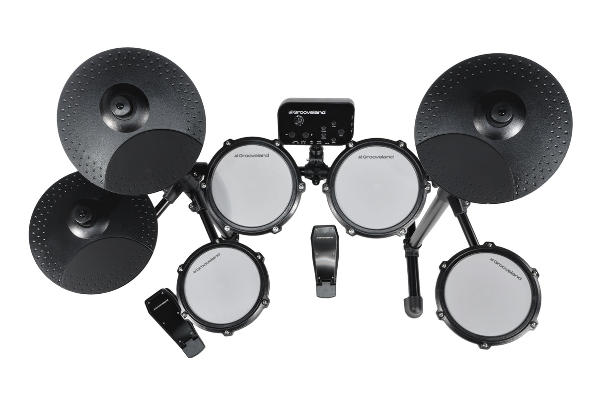 Grooveland ED100 Elektriskt Trumset Komplett Paket
