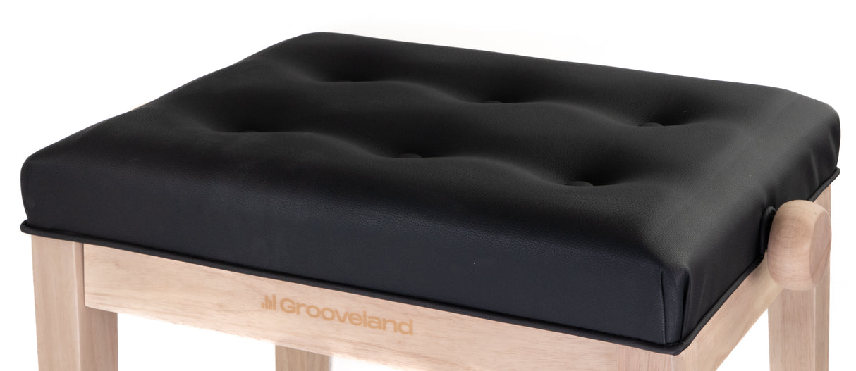 Grooveland KB300 Pianobänk (Natur/Svart)